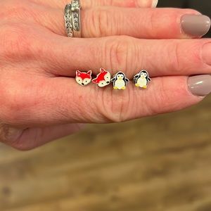 Ten Pairs of Sterling Silver Earrings